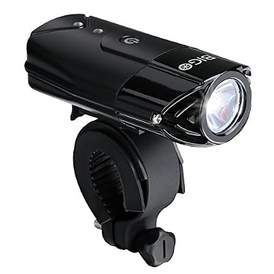 BIGO Eclairage Avant, BIGO LED Phare Lampe pour Vélo Puissante USB Rechargeable, 900 Lumens Lumière, Multi Modes d'éclairage, Antichoc Impermeable IP65, 295ft distance pour VTC VTT