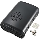 Raspberry Pi B+/2/3 Siyah, Fan Uyumlu Case