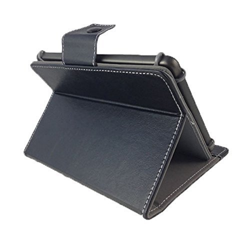 Jay-tech PA7807 19,93cm 7,85 Zoll Tablet Pc Tasche / Hülle mit standfunktion + Touch Pen + Profi Staubschutz Stöpsel – 7.0 zoll Schwarz 3 in 1 Set - 2
