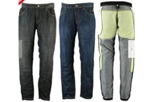 RKsports Motorbike Motorcycle Kevlar Denim Jean Trouser Black Blue
