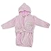 Baby Unisex Hooded Teddy Bear Bathtime Robe / Dressing Gown (12-18 Months) (Blue)