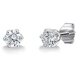 Tresor 1934 Brautschmuck Damen-Ohrstecker Sterling Silber rhodiniert Zirkonia weiß 60451026