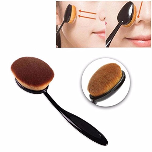 Tonsee Pro Oval Brush Makeup Cosmetic Liquid Cream Powder Foundation Blush Pigment Tool (#2)