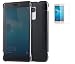 Produktbild Huawei Honor 5c/Honor 7 Lite/Huawei GT3(2016) Smart Case Hülle mit Panzerglas,ISENPENK Ultra Slim Electroplate Überzug Spiegel TPU+PC(PU Leder Verbinden) Leder Case,Original Flip Bookstyle Wasserdicht Shockproof Anti Slip Protection Stoßfest Leder Tasche,Clear Durchsichtig Transparent Frontabdeckung Outdoor Stoßdämpfend Plating Mirror Schutzhülle Handyhülle für Huawei Honor 5c/Honor 7 Lite/Huawei GT3(2016) 5.2Zoll-[schwarz]+Panzerglas/Schutzfoile/Scutzglas