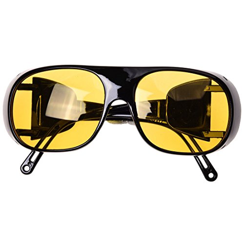 Schutzbrille – TOOGOO(R)Schutzbrille Arbeitsschutzbrille Laserschutzbrille Brille gelb - 4