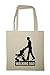 Produktbild TRVPPY Baumwolle Jutebeutel Modell Walking Dad Zombies, Sportbeutel Beutel Rucksack Tasche