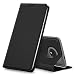 Produktbild Moto G6 Plus Hülle, iBetter Premium Tasche Cover Flip Case [Magnetic Closure] [Standfunktion] Schutzhülle Handyhüllen für Moto G6 Plus Smartphone (Schwarz)