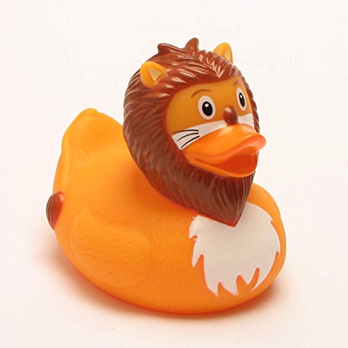 HC-Handel 913213 Vinyl Badeente Löwe Gummiente 9 cm