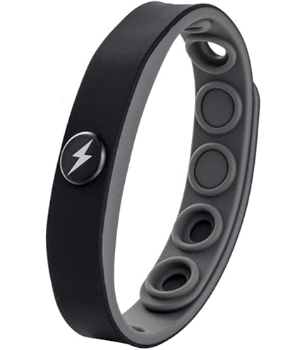 Power Balance Braccialetto originale in gomma siliconica per uomini e donne, braccialetto sportivo da 3 braccialetti, sicuro, impermeabile, leggero, resistente, taglia M+M+L (M 19,0 cm/L 20,5 cm