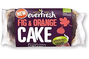 EVERFRESH NATURAL FOODS | Sprouted Fig & Orange Cake | 2 x 350g (UK)