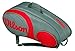 Produktbild Wilson Tennistasche Team 9Pk Bag Gurd grau/rot