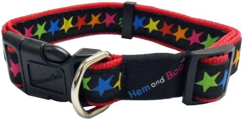 Hemmo & CoStars Collar, 1-inch, Black
