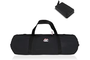 Bieiyhe Bolsa de Almacenamiento para Tienda de CampañA Negro Bolsa para Organizar Tienda de CampañA Bolsa para Poste de Tienda de Camping Oxford Bolsa Transporte para Exteriores 75 * 26 * 26cm