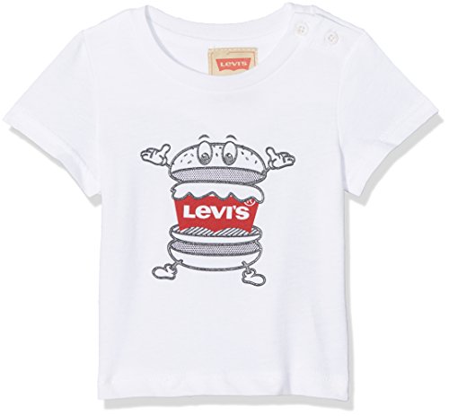 Levi's Baby-Jungen T-Shirt, Weiß, 6-9 Monate Levi's Baby-Jungen T-Shirt, Weiß, 6-9 Monate