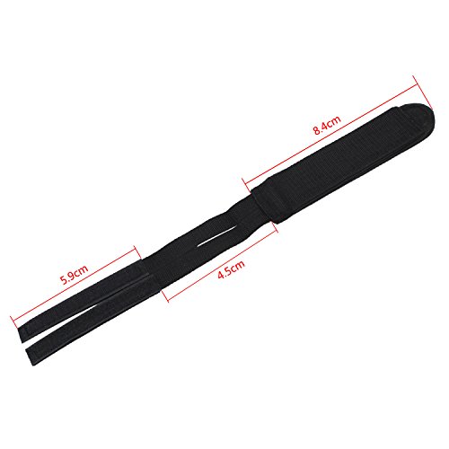 PsmGoods 1 Paar Fixed Gear Fixie BMX-Fahrrad-Doppelklett Pedal Toe Clip Straps - 3