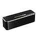 Produktbild EasyAcc Bluetooth 4.0 Lautsprecher, 20W Wireless Bluetooth Speaker mit Kraftvoll Bass Stereo Microphone, AUX Input, für handy laptop Tablet PC, Schwarz tragbar Spritzwasserdicht