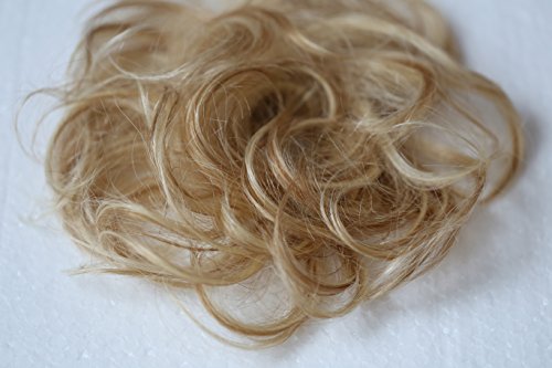 PRETTYSHOP 100% Echthaar Humanhair Haargummi Haarteil hairpiece Haarverdichtung Zopf Haarband Haarschmuck - 3