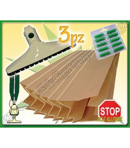 5 Sacchetti Per Aspirapolvere Compatibili Con Folletto Vorwerk Kobold VK 115, 116, 117 - In Carta Multistrato Di Qualità