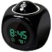 Produktbild Godagoda Digital Projektionswecker Innentemperatur Thermometer schwarz 9cmx9cm