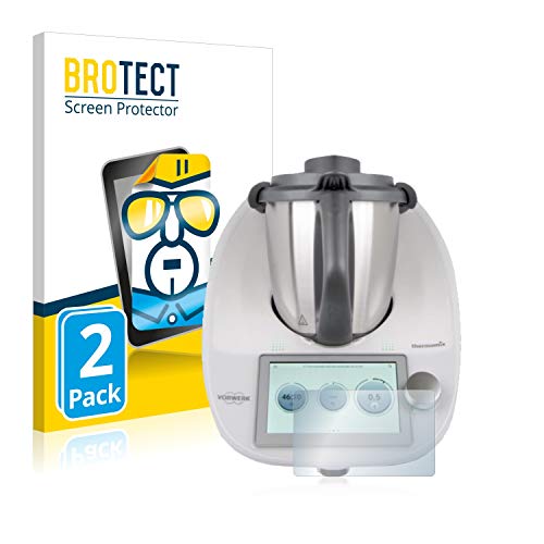 brotect 2-Pièces Protection Ecran Compatible avec Vorwerk Thermomix TM6 - Film Protection Ultra Clair