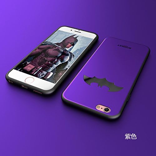 RONNEY'S BANSKEY Batman Soft TPU Case For Apple Iphone 7PLUS PURPLE