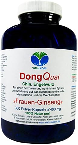 Dong Quai 'Frauen' Ginseng Powder Capsules A 460mg