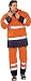 Produktbild Warnschutz-Parka Gr.XL orange/marine EN471/343