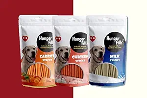 Supervet Hunger Fills Chew Sticks Treats for Dog Delicious Treat (Pack of 3 Treats)