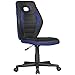 Produktbild KS-Furniture Kinderschreibtischstuhl Luan schwarz/blau für Kinder ab 6 mit Lehne | Kinderdrehstuhl ergonomisch Kinderbürostuhl | Jugendstuhl höhenverstellbar | Kinderschreibtischstuhl ohne Armlehne