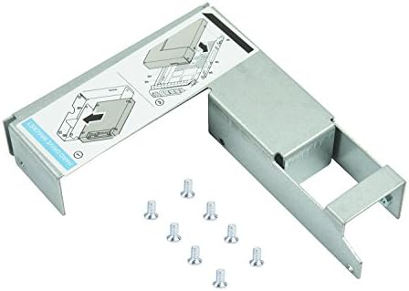 ShipeeKin New Replacement 2.5" 9W8C4 Y004G SSD Adapter Bracket for DELL 3.5" F238F G302D X968D F9541 SAS SATA Hard Drive Caddy Tray Enclosure With Screws