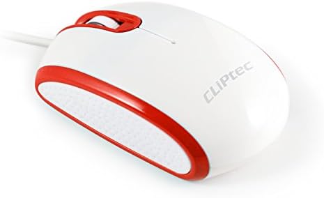 CLiPtec® RZS966 Speed Logic Wired 2 Button 1000Dpi Optical Mouse - Red