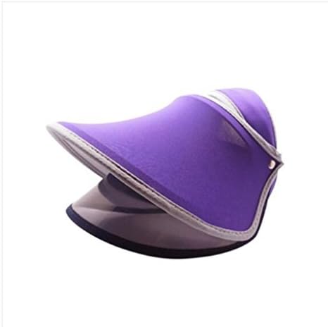 Summer hat sun hat, empty roof sun outdoor outdoor electric car female folding sun hat, travel UV wind