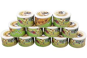 ‎MODERSON 12 x 250 g BW Roggenschrotbrot aus der Dose - Original Bundeswehrproduktion (7,30 € / kg)