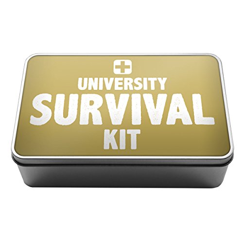 Preisvergleich Produktbild Gold Universität Survival Kit Metall Aufbewahrungsdose Box A028
