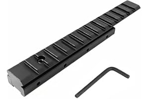 ProWildGear 155mm Dovetail Rail Extension Adapter Scope Mount Picatinny 11mm to 20mm Adapter Rail Base