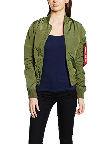 Alpha Industries Ma-1 TT, Chaqueta para Mujer, Grün (Sage-Green 01), XS