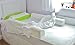 The Big Bed Tadpole Pack - 2 x 100% British "NURSERY GRADE" cot safe foam bed guard bumpers & Percale sheet