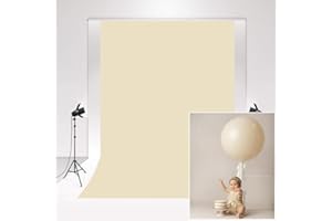 Kate Backdrops für Fotografie Retro Light Yellow Solid Color Phot Hintergrund für Newborn Portrait Studio 1.5x2.2m