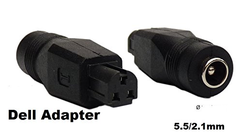 DC-Stecker Adapter Ø 5,5/2,1mm Buchse -> auf DELL Stecker Notebook Netzteil