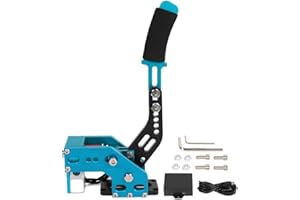 MUGE RACING PC USB Handbrake, Weighing Pressure Handbrake,For SIM Racing Games G25/G27/G29/G295/T300/T500-Blue