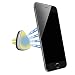 Produktbild Ultra Starker Magnet - NessKa® Universal Magnet Auto Handy KFZ Lüftung Halterung Halter für Apple iPhone 7 6S 6 SE 5S 6 Plus / Samsung S7 S6 Edge S5 S4 A3 A5 J1 J3 J5 2016 / Sony Xperia Z5 Z3 Z2 Z1 Z Compact und weitere Smartphone Modelle | Gelb