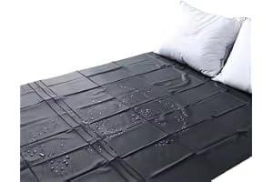 SenLuxe Vattentätt erotiskt lakan för par, 220 x 200 cm, vattentät kärleksfilt för sex, tvättbart latexlakan