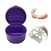 Produktbild Big-Mountain Zahnprothesen-Box, Hängbare Prothese Box, Dental Falsche Zähne Aufbewahrungsbox, mit Hanging Net Container für Intranets (Violett)