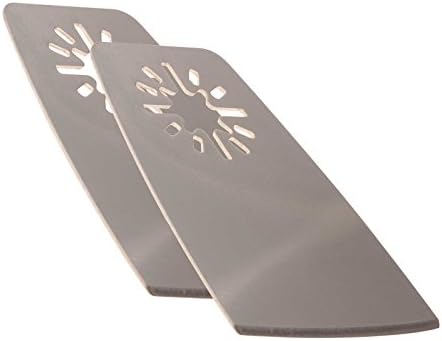 2 KROP Multi Tool Blades 52mm Flexible Scraper fits Bosch FEIN MultiMaster Erbauer Mac Allister Makita Milwaukee Parkside Workzone Worx Sonicrafter.