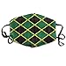 Produktbild Masken, Masken für Erwachsene, Mouth Mask, Jamaican Flag Stripe Caribbean Island Breathe Healthy Face Mask.Comfortable, Filters Dust, Pollen, Allergens, Flu Germs with Antimicrobial Germ Killing