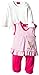 SALT AND PEPPER Baby Girls NB Playsuit L.friends Kleid Crew Neck Long Sleeve Footies, Pink (soft Pink 847), 0-3 Months (Manufacturer size: 56)
