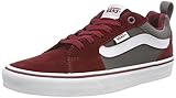 Cierre: Cordones Vans Filmore, Zapatillas para Hombre, Rojo ((Suede Canvas) Cabernet/Pewter T2M), 43 EU