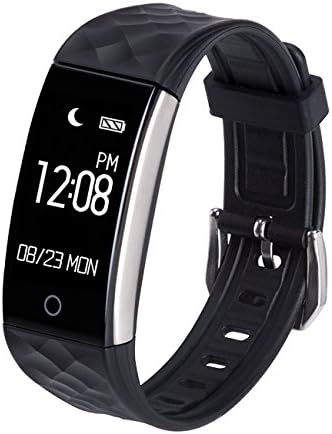 IRUIS Smart Bracelet Smart Watch, Waterproof Bluetooth Smart Bracelets Pedometer Wristband with Camera Touch Screen Smartwatch for iOS and Android Smart Phones,Black