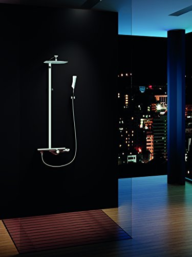 Waterful am350210 Duschsäule mit Regal Seifenschale, Weiß - 2