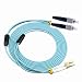 Produktbild Stillshine OM2/OM3 LC-FC LWL Patchkabel Multimode 50/125µm Duplex Glasfaser Kabel mit Schutzhülle aus Edelstahl,Fiber Optic Cable (2 Meter, LC to FC)